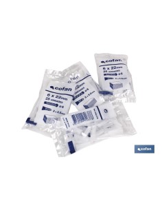 BOLSA 25 UDS TACO DE PLÁSTICO 12 MM VENTA UNITARIA 2