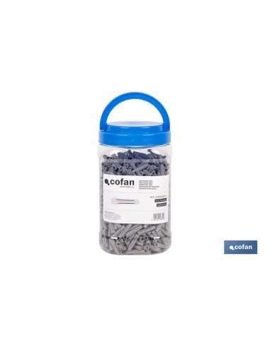TACO NYLON PA-6 M-6X30 BOTE DE 1.000 UDS.
