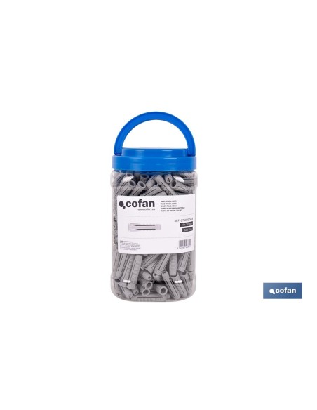 TACO NYLON PA-6 M-10X50 BOTE DE 300 UDS.