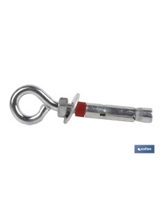 ANCLAJE METALICO C/ARGOLLA 6/8X45 Venta unitaria