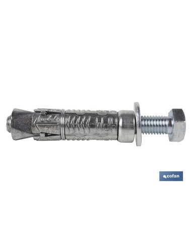 ANCLAJE ZAMAK HPM M-6x50 CON TORNILLO 8.8