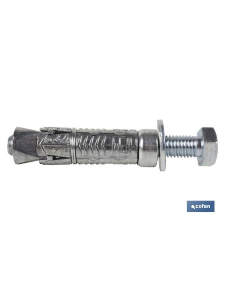 ANCLAJE ZAMAK HPM M-10x70 CON TORNILLO 8.8