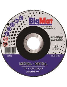 DISCO HIERRO 115X2,5X22,23 A30M-BF-41 INDUSTRY