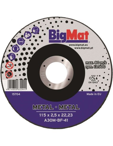 DISCO HIERRO 115X2,5X22,23 A30M-BF-41 INDUSTRY