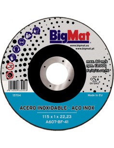 DISCO INOX 115X1X22,23 BIGMAT RETRACTIL
