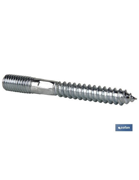 ESPARRAGO DOBLE ROSCA CINCADO HUELLA TORX M6X80