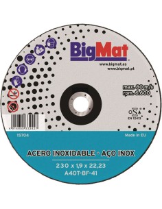 DISCO INOX 230MM.INOX.PREMIUM 1,9MM.