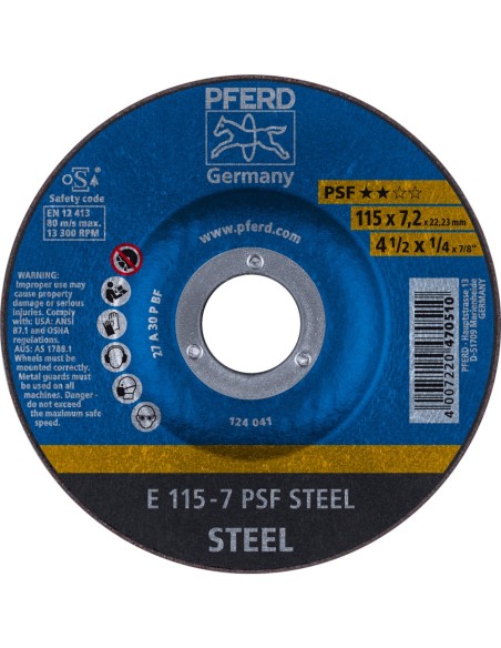 DISCO REPASAR E 180-7 PS-FORTE A30 P PSF HIERRO