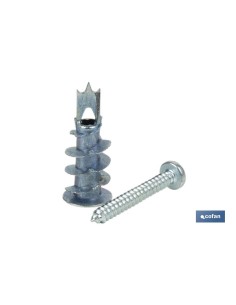 TACO ZAMAK 13X32 PARA PLACAS C/TORNILLO 4,2X32 2