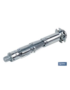 ANCLAJE METÁLICO PARA MATERIALES HUECOS MÁX. 33 MM TORNILLO M4 X 53 MM Ø8 MM