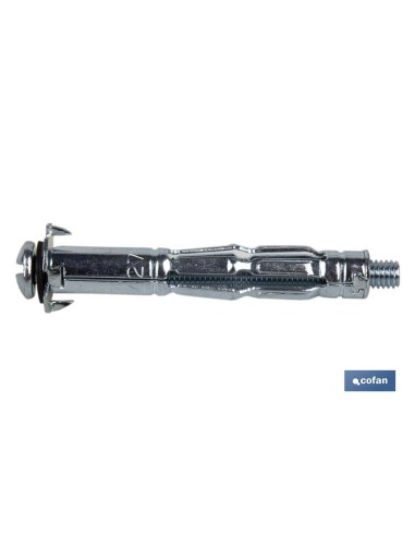 ANCLAJE METÁLICO PARA MATERIALES HUECOS MÁX. 38 MM TORNILLO M6 X 59 MM Ø12 MM