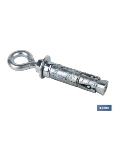 ANCLAJE ZAMAK HPM M8 X 50 CON ARGOLLA