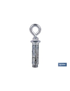 ANCLAJE ZAMAK HPM M8 X 50 CON ARGOLLA Venta unitaria 2
