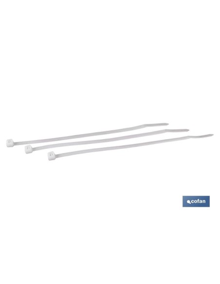 BRIDAS NYLON BLANCO 2,5 X 140 mm