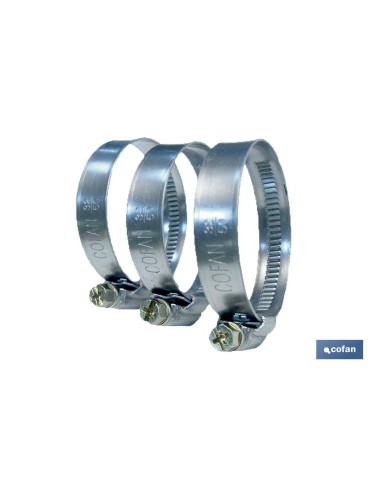 ABRAZADERA METÁLICA BANDA 12mm 100-120 Venta unitaria