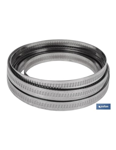 ABRAZADERA CONTINUA INOX PARA CORTAR EN 30 MTS (9 MM)