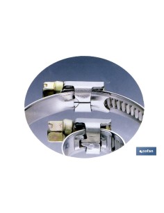 ABRAZADERA INOX A-2 BANDA 9mm 10-16 2
