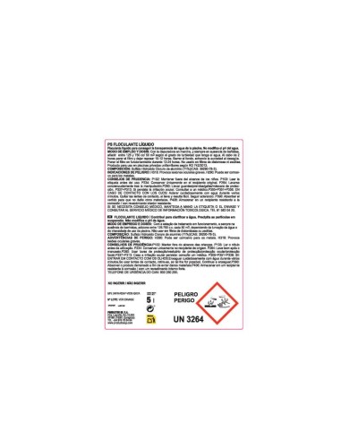 FLOCULANTE LIQUIDO 5L.