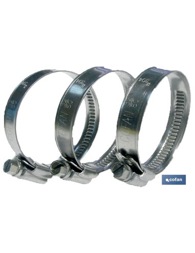 ABRAZADERA INOX A-2 BANDA 9mm 20-32 Venta unitaria