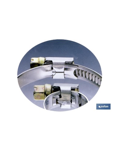 ABRAZADERA INOX A-2 BANDA 9mm 20-32 Venta unitaria