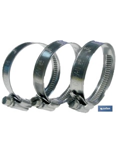 ABRAZADERA INOX A-2 BANDA 9mm 25-40 Venta unitaria