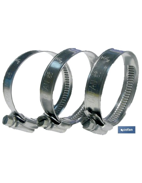 ABRAZADERA INOX A-2 BANDA 9mm 50-70
