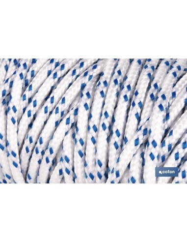 CUERDA TRENZADA POLI 6MM 100 MTS