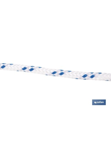 CUERDA TRENZADA POLI 6MM 100 MTS