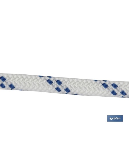 MADEJA CUERDA TRENZADA POLI 6MM 10M BLANCO