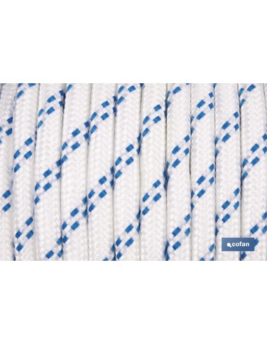 CUERDA TRENZADA POLI 12MM 50 MTS