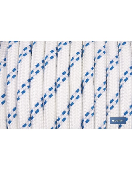 CUERDA TRENZADA POLI 12MM 50 MTS