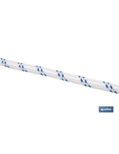 CUERDA TRENZADA POLI 12MM 50 MTS