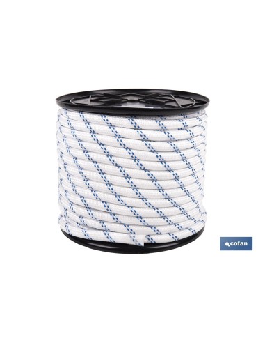 CUERDA TRENZADA POLI 14MM 50 MTS