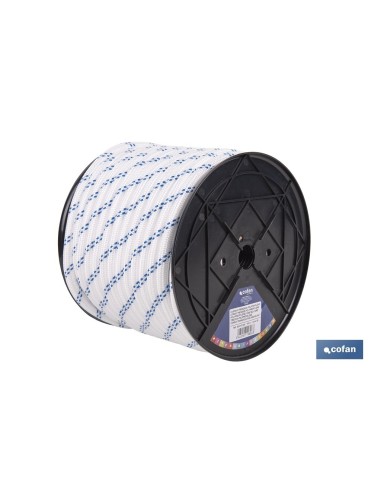 CUERDA TRENZADA POLI 14MM 50 MTS