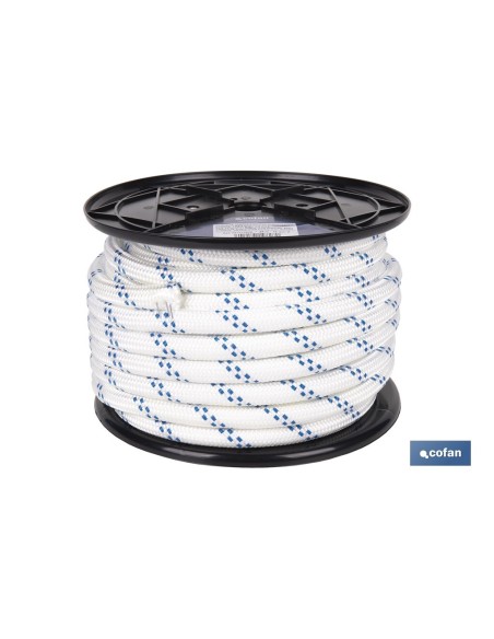 CUERDA TRENZADA POLI 16MM 25 MTS