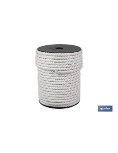 CARRETE CUERDA NYLON MATE 4/C 16 MM 100 MTS BCO