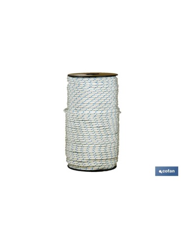 CARRETE CUERDA ESP. ARRANQUE 3 MM 100 MTS BCO