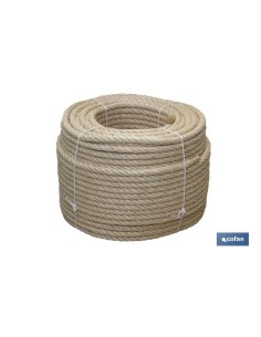 CUERDA SISAL 4 CABOS 18 MM 100 MTS NATURAL