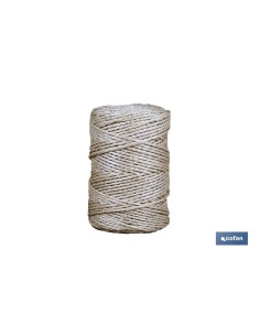 BOBINA SISAL PITA 2 CABOS 750 GRS NATURAL
