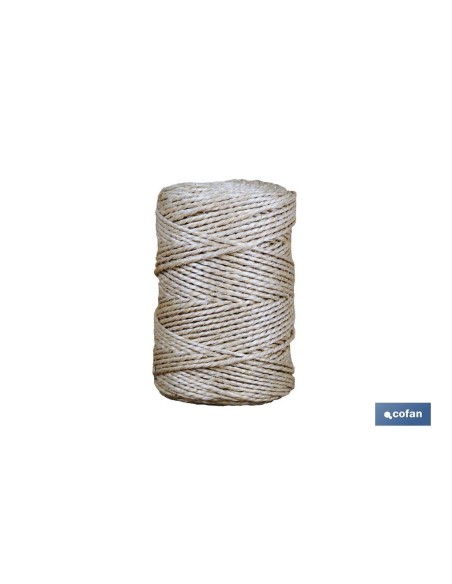 BOBINA SISAL PITA 3 CABOS 750 GRS NATURAL