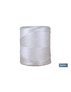 BOBINA HILO RAFIA/ 600 750 GRS BLANCO