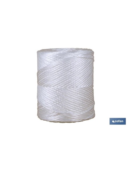 BOBINA HILO RAFIA/ 600 750 GRS BLANCO