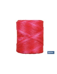 BOBINA HILO RAFIA/ 600 750 GRS ROJO