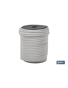 CUERDA ELASTICA(LATEX 1ª) 8 MM 200 MTS BCO
