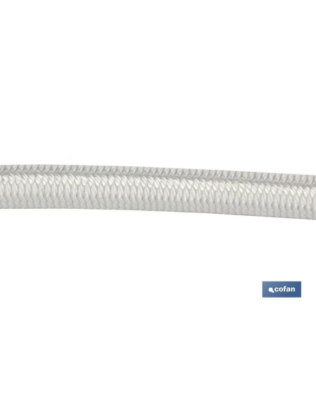 MADEJA CUERDA ELÁSTICA 8MM 10M BLANCO