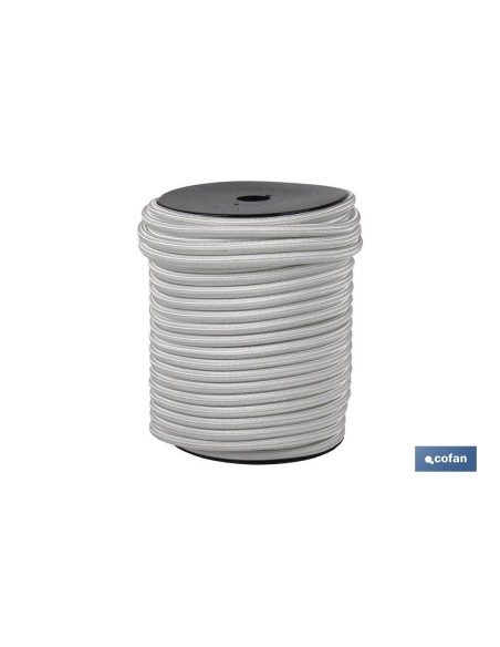 CUERDA ELASTICA (Látex 1ª) 10MM 50 M. BCO
