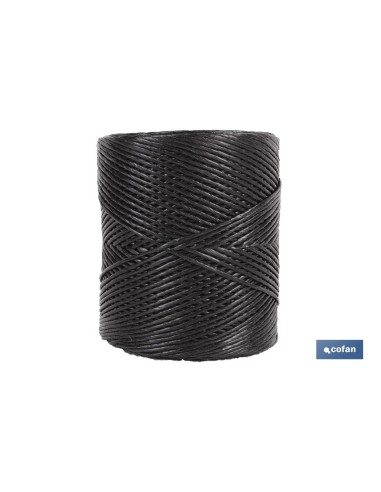BOBINA HILO RAFIA/ 600 750 GRS NEGRO