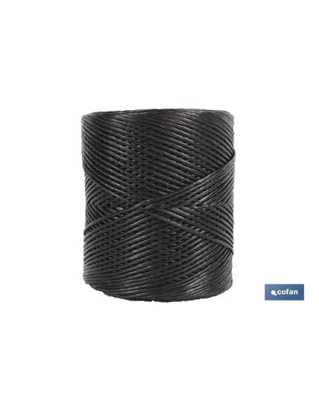 BOBINA HILO RAFIA/ 600 750 GRS NEGRO