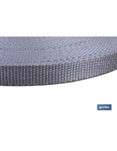 ROLLO CINTA PERSIANA 17MM X 50 M. GRIS