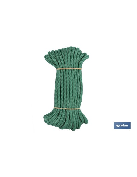 MADEJA CUERDA TRENZADA POLI 10MM 10M AZUL